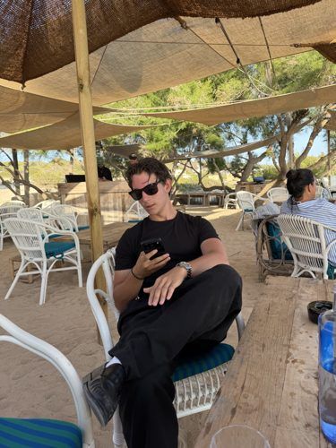 Sergi Molina en un día de grabación